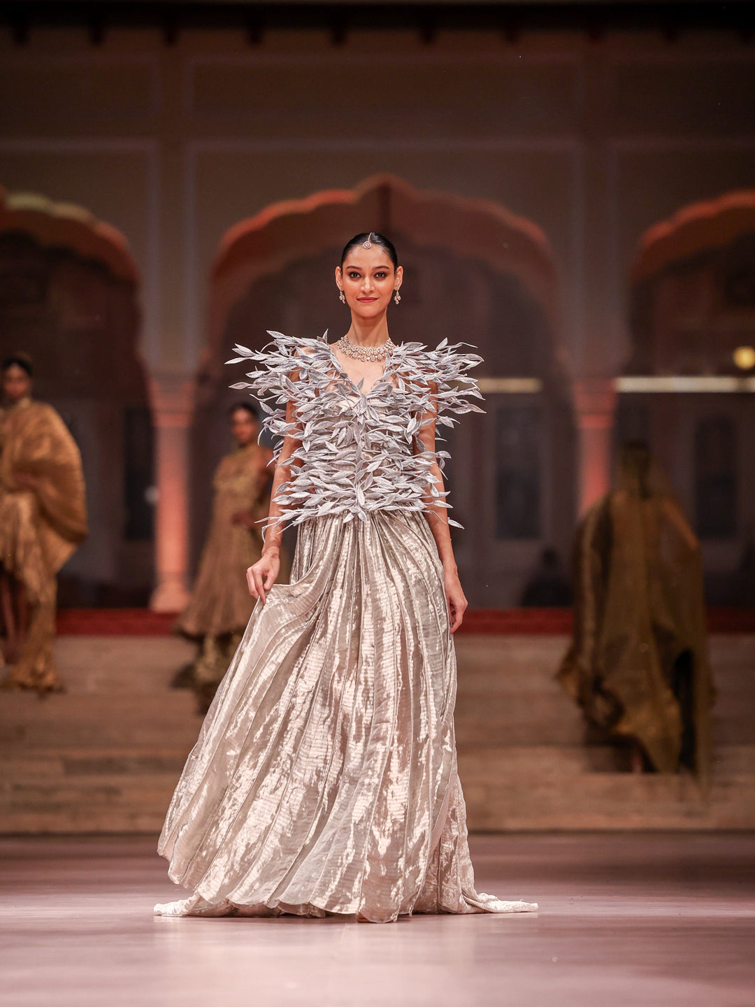 Floating Silver Gown