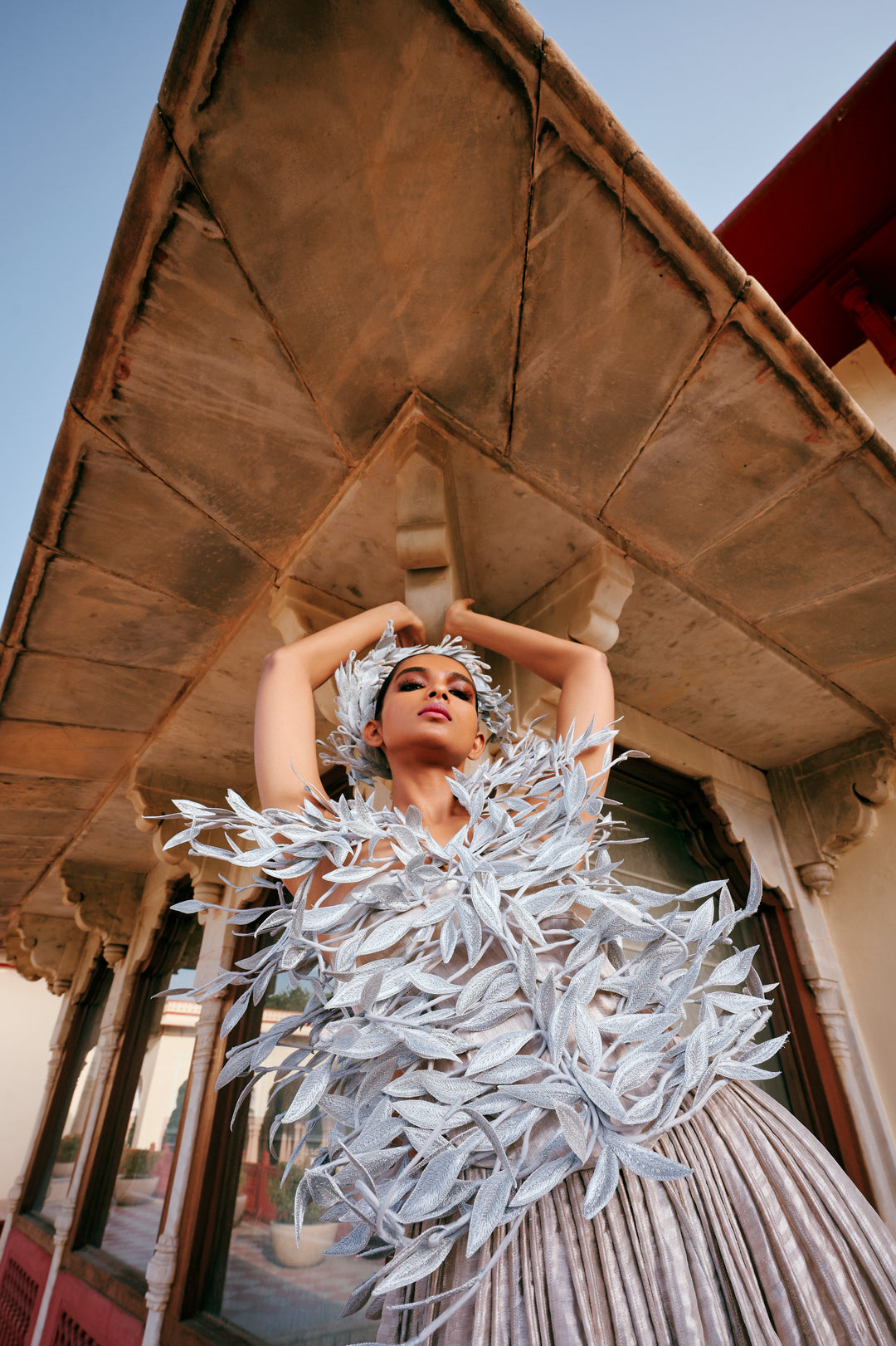 Floating Silver Gown