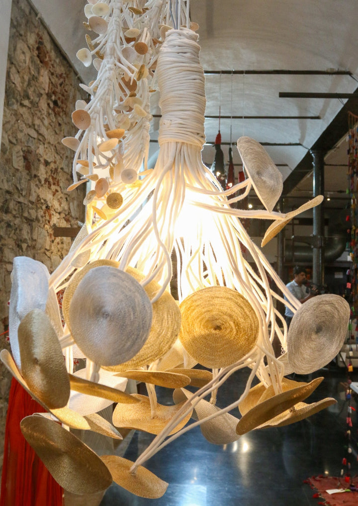 Mushroom Textile Lamp