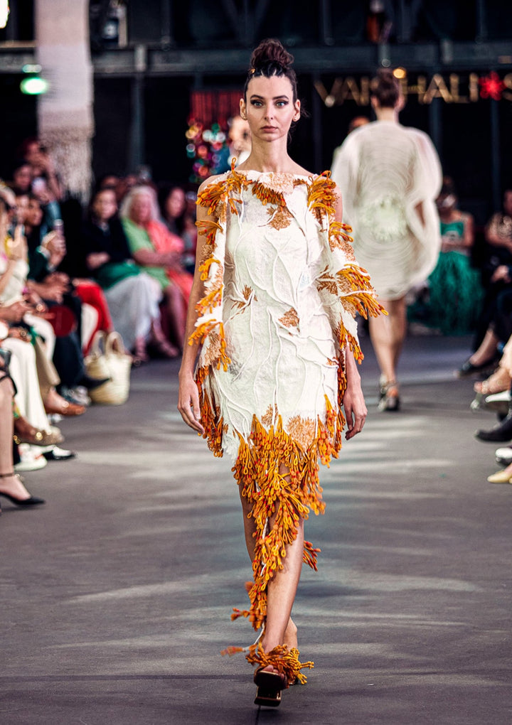 Amber Cluster Corded Dress